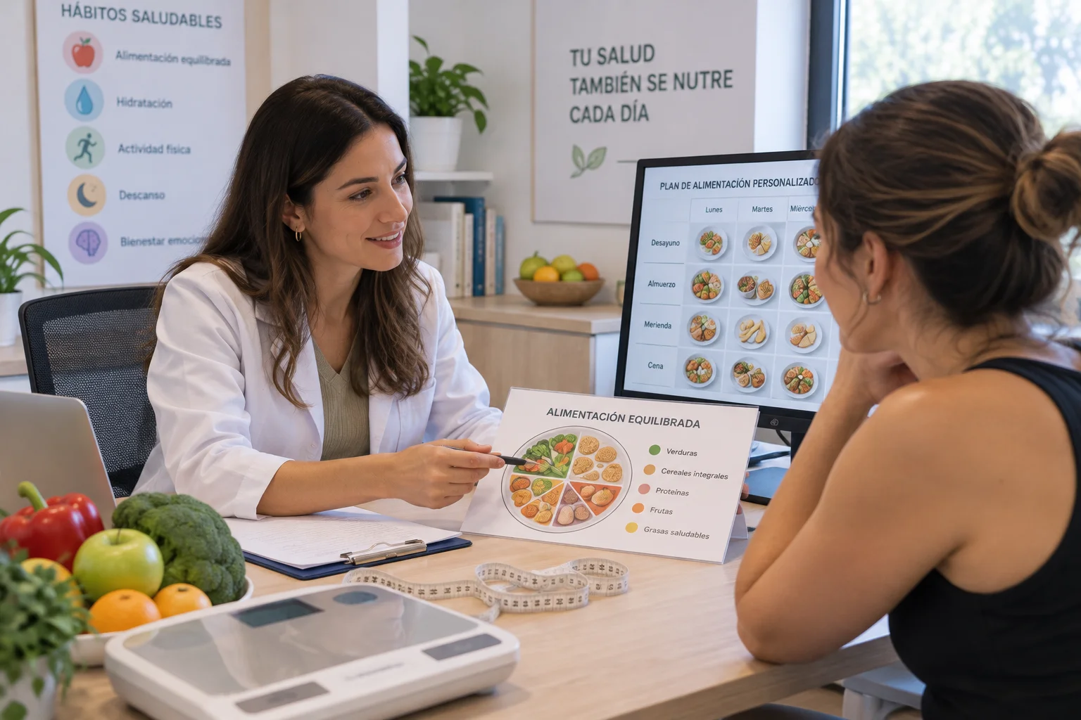 Consulta de Nutrición con plan de alimentación personalizado